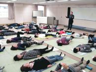 【報告】12/22　静岡県看護協会主催　元気に働き続ける秘訣（こつ）―いきいきストレッチング―に講師を派遣しました