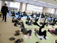 【報告】12/22　静岡県看護協会主催　元気に働き続ける秘訣（こつ）―いきいきストレッチング―に講師を派遣しました